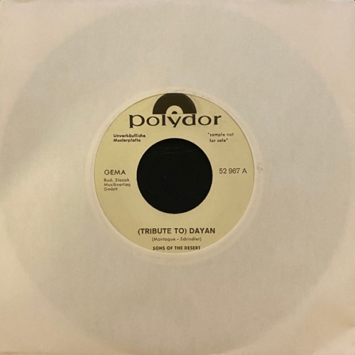 Vinyl / Sons Of The Desert (6) - Tribute To Dayan / Negev