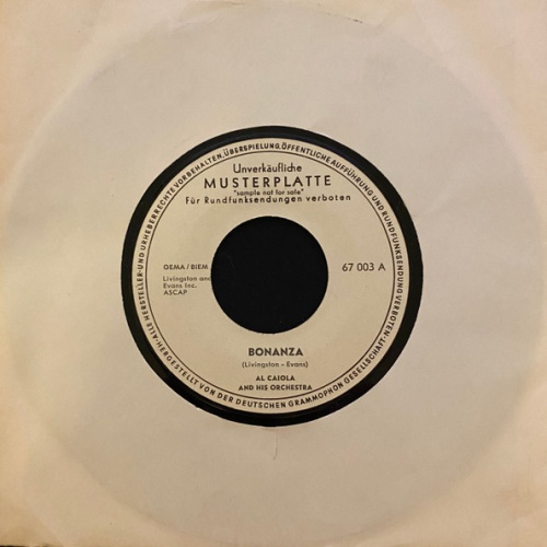 Vinyl / Al Caiola And His Orchestra - Bonanza