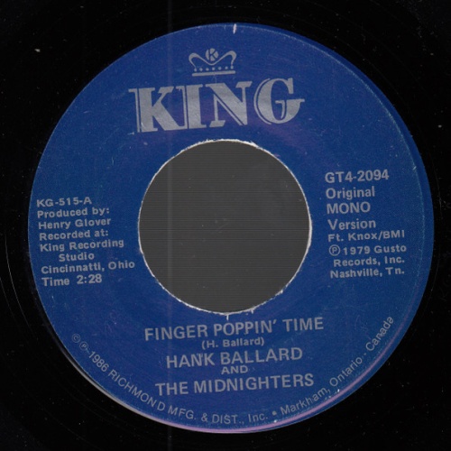 Vinyl / Hank Ballard And The Midnighters* - Finger Poppin' Time