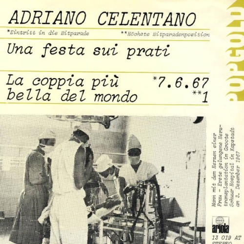 Vinyl / Adriano Celentano - Una Festa Sui Prati / La Coppia Più Bella Del Mondo