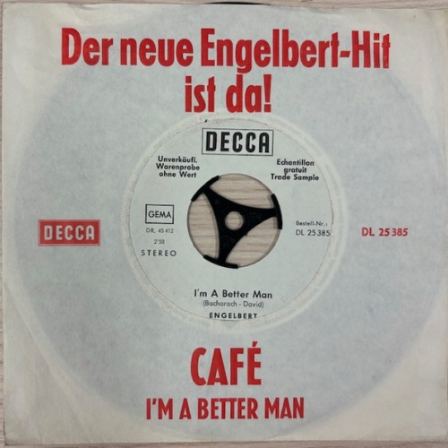 Vinyl / Engelbert Humperdinck - I'm A Better Man