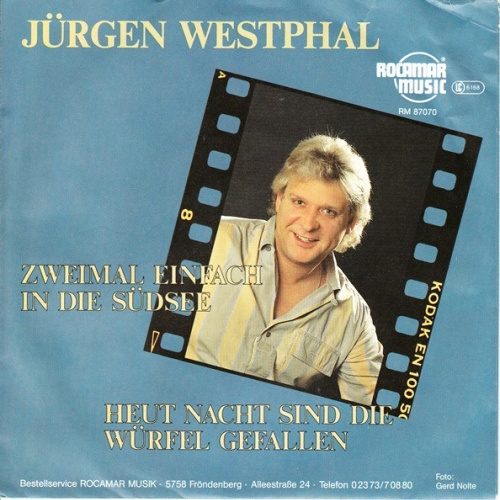 Vinyl / Jürgen Westphal - Zweimal Einfach In Die Südsee