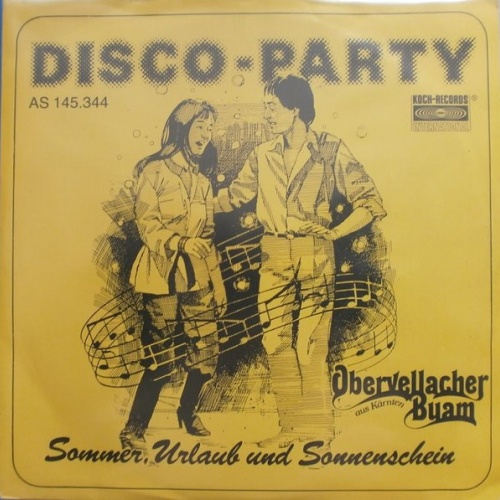 Vinyl / Obervellacher Buam - Disco-Party