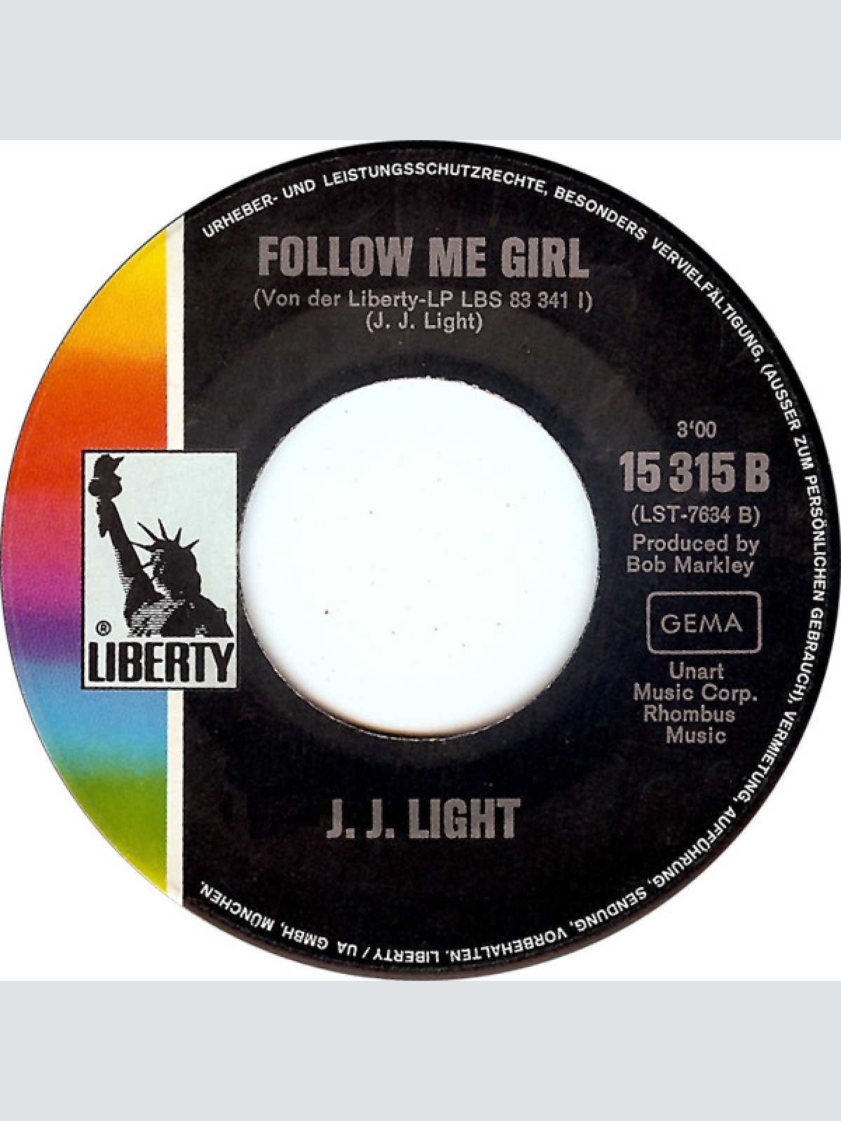 Vinyl / J.J.Light* - Na-Ru-Ka / Follow Me Girl