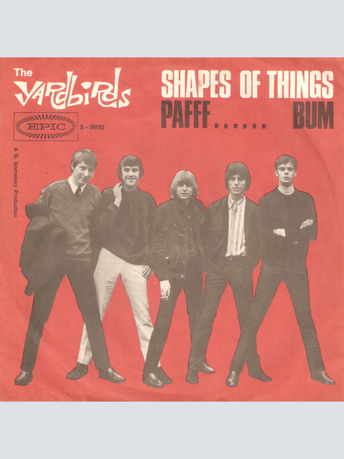 Vinyl / The Yardbirds - Shapes Of Things / Pafff...... Bum