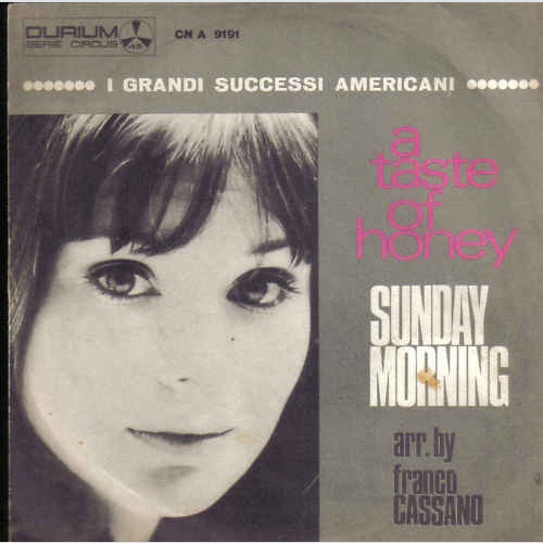 Vinyl / Franco Cassano - A Taste Of Honey / Sunday Morning