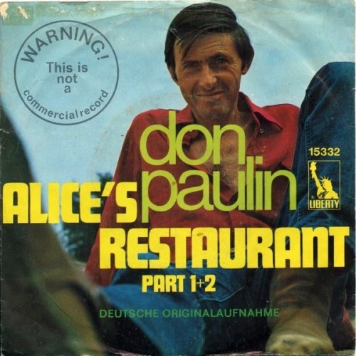 Vinyl / Don Paulin - Alice's Restaurant