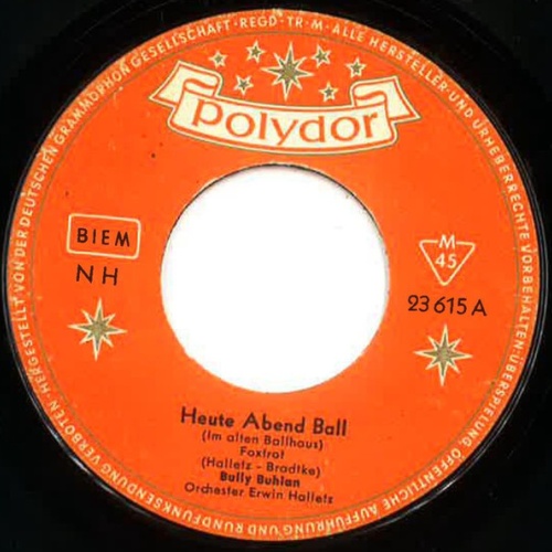 Vinyl / Bully Buhlan - Heute Abend Ball