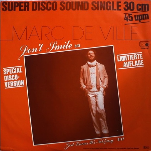 Vinyl / Marc De Ville - Don't Smile (Special Disco-Version)