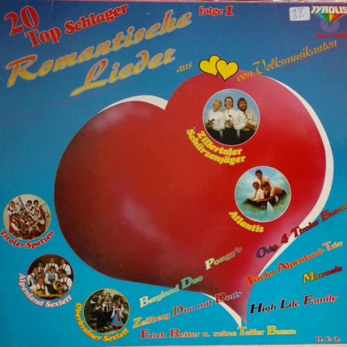 Vinyl / Various -  Various - 20 Top Schlager - Romantische Lieder Aus ♥♥ Von Volksmusikanten Folge 1