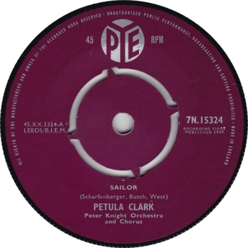 Vinyl / Petula Clark - Sailor