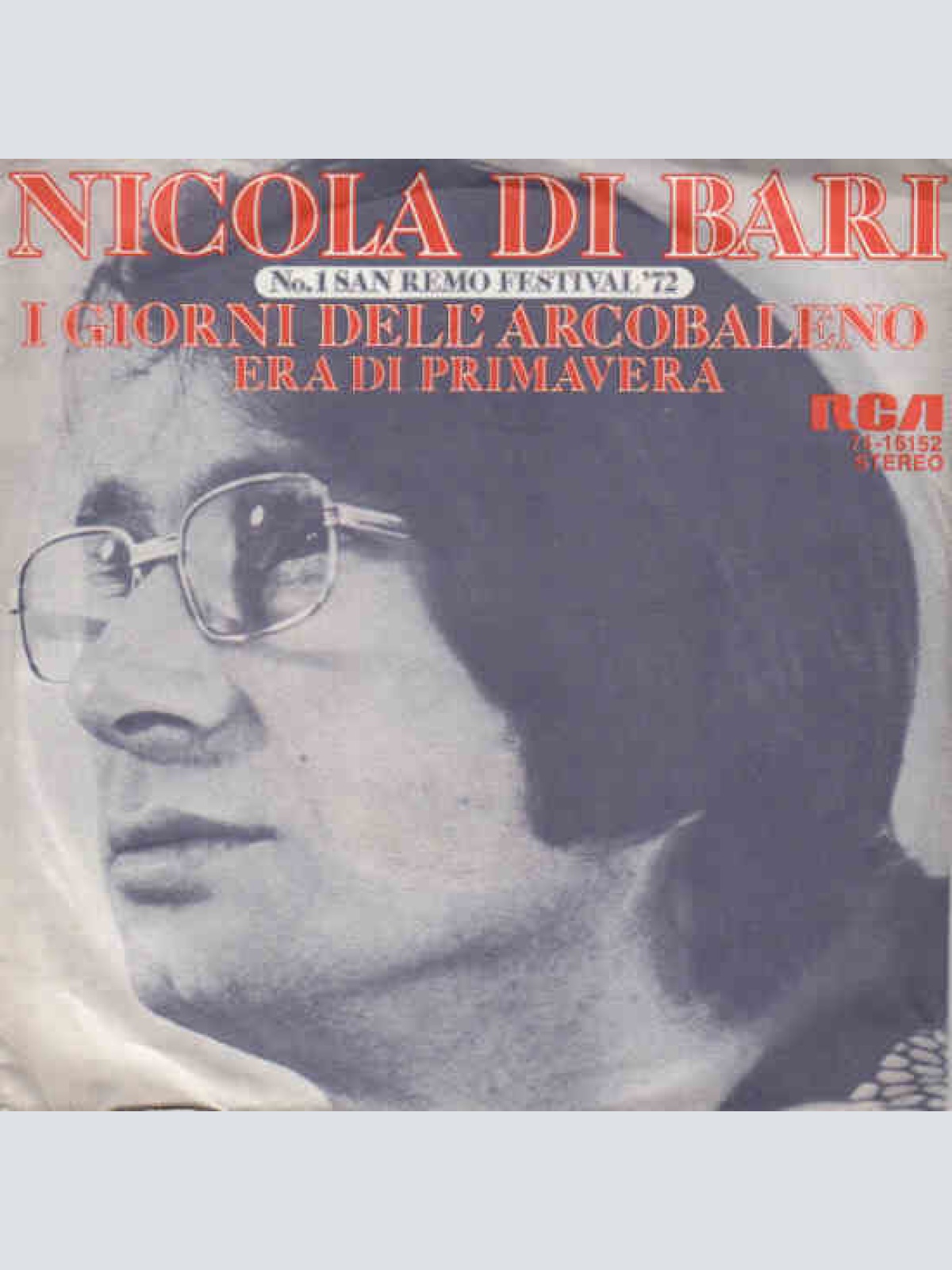 Vinyl / Nicola Di Bari - I Giorni Dell'Arcobaleno