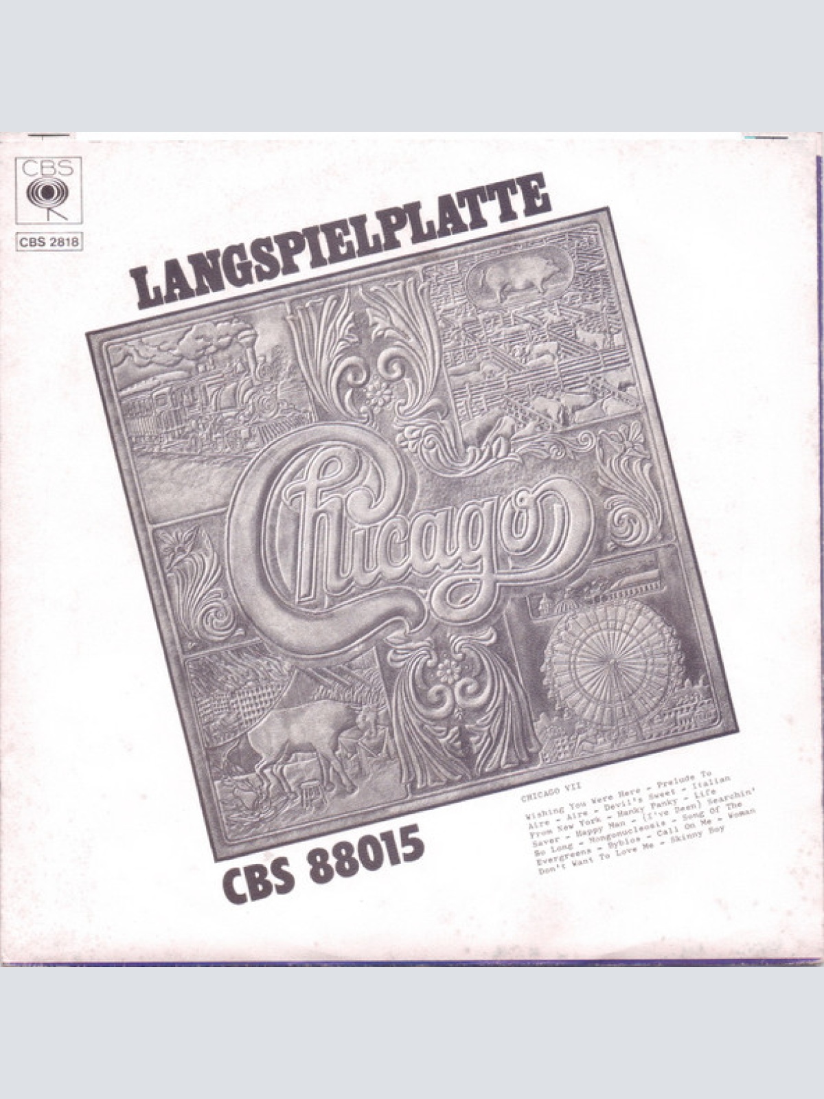 Vinyl / Chicago (2) - Wishing You Were Here