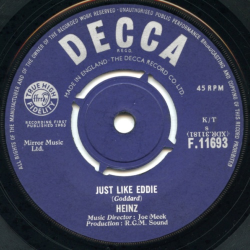 Vinyl / Heinz - Just Like Eddie
