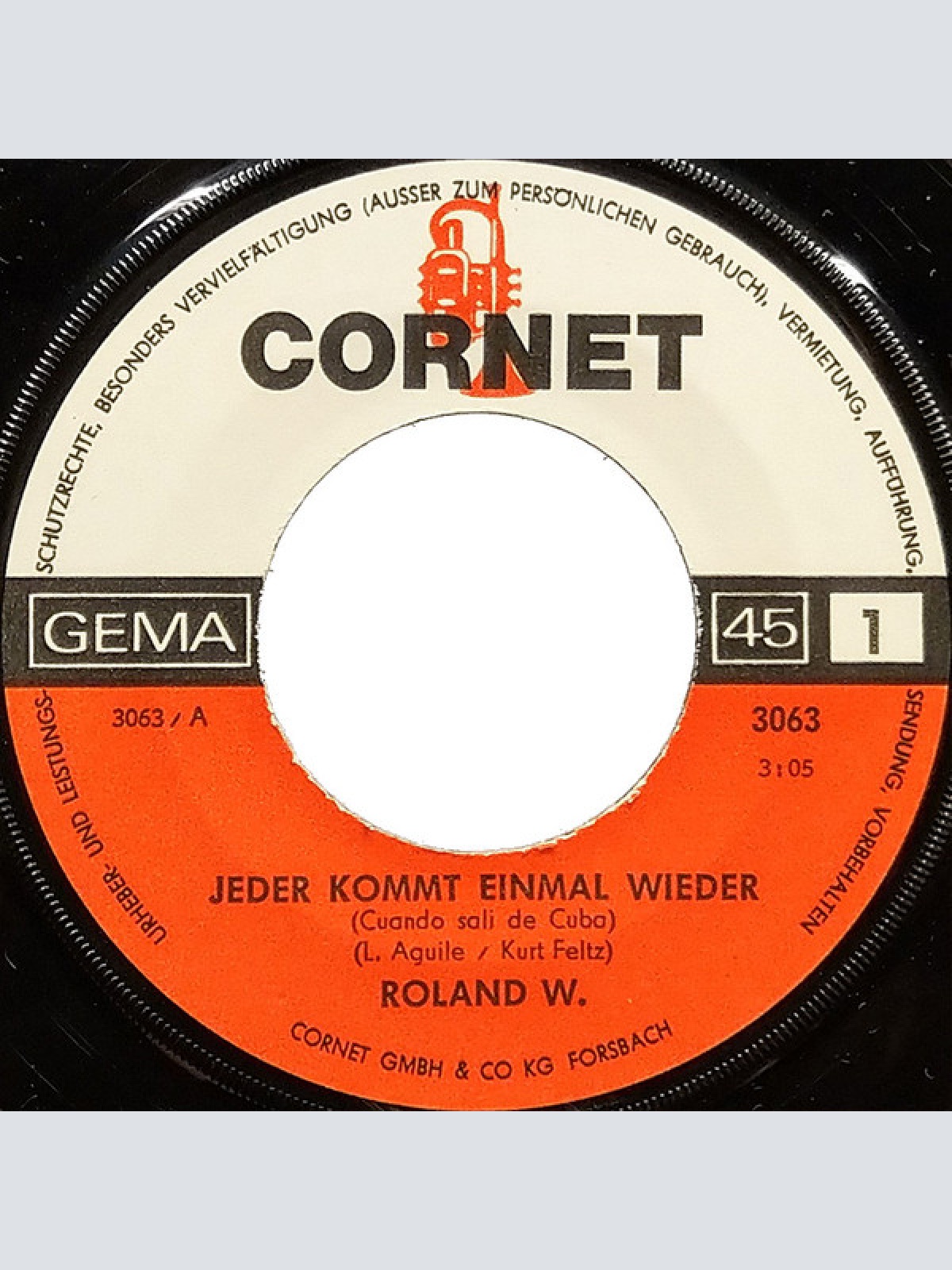 Vinyl / Roland W. - Jeder Kommt Einmal Wieder