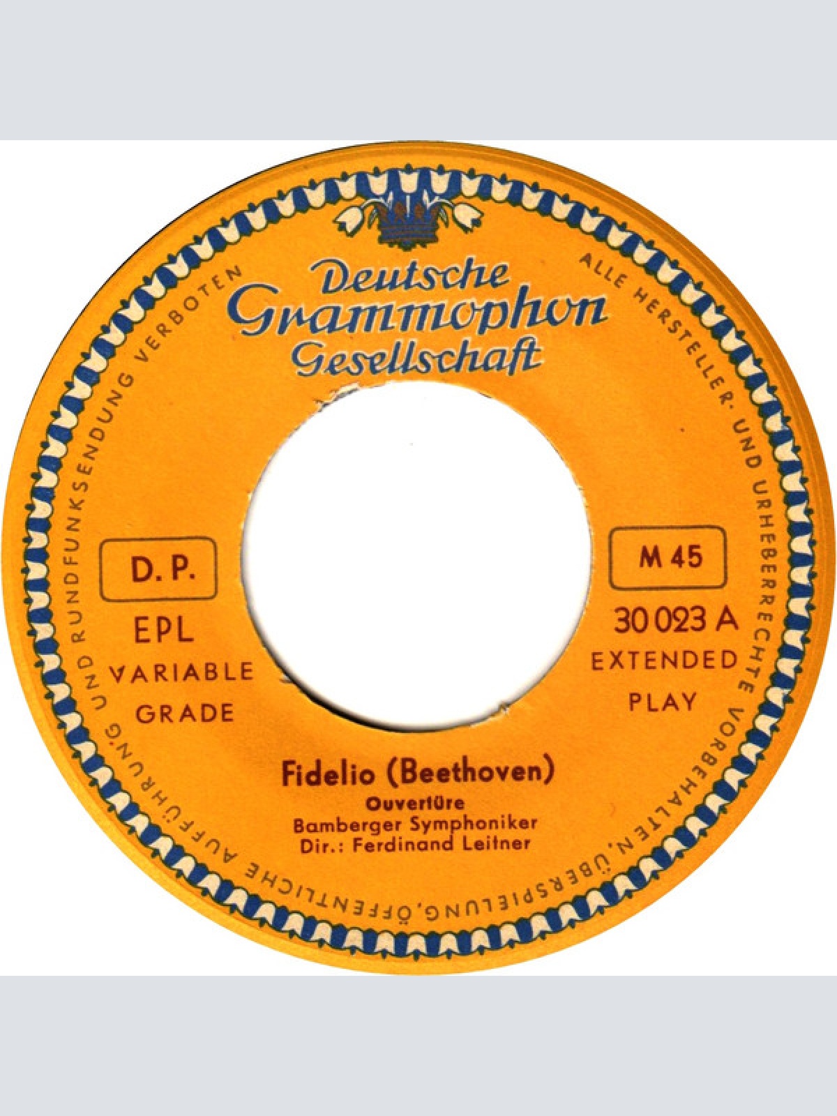 Vinyl / Bamberger Symphoniker - Fidelio (Beethoven)