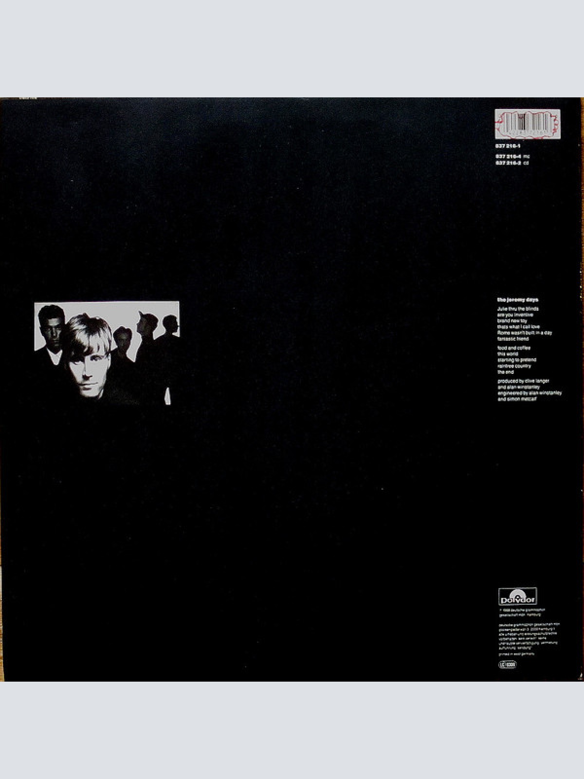 Vinyl / The Jeremy Days - The Jeremy Days