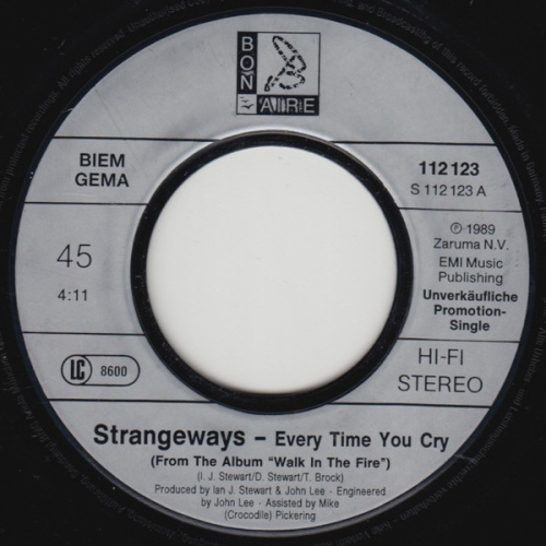 Vinyl / Strangeways (2) - Every Time You Cry