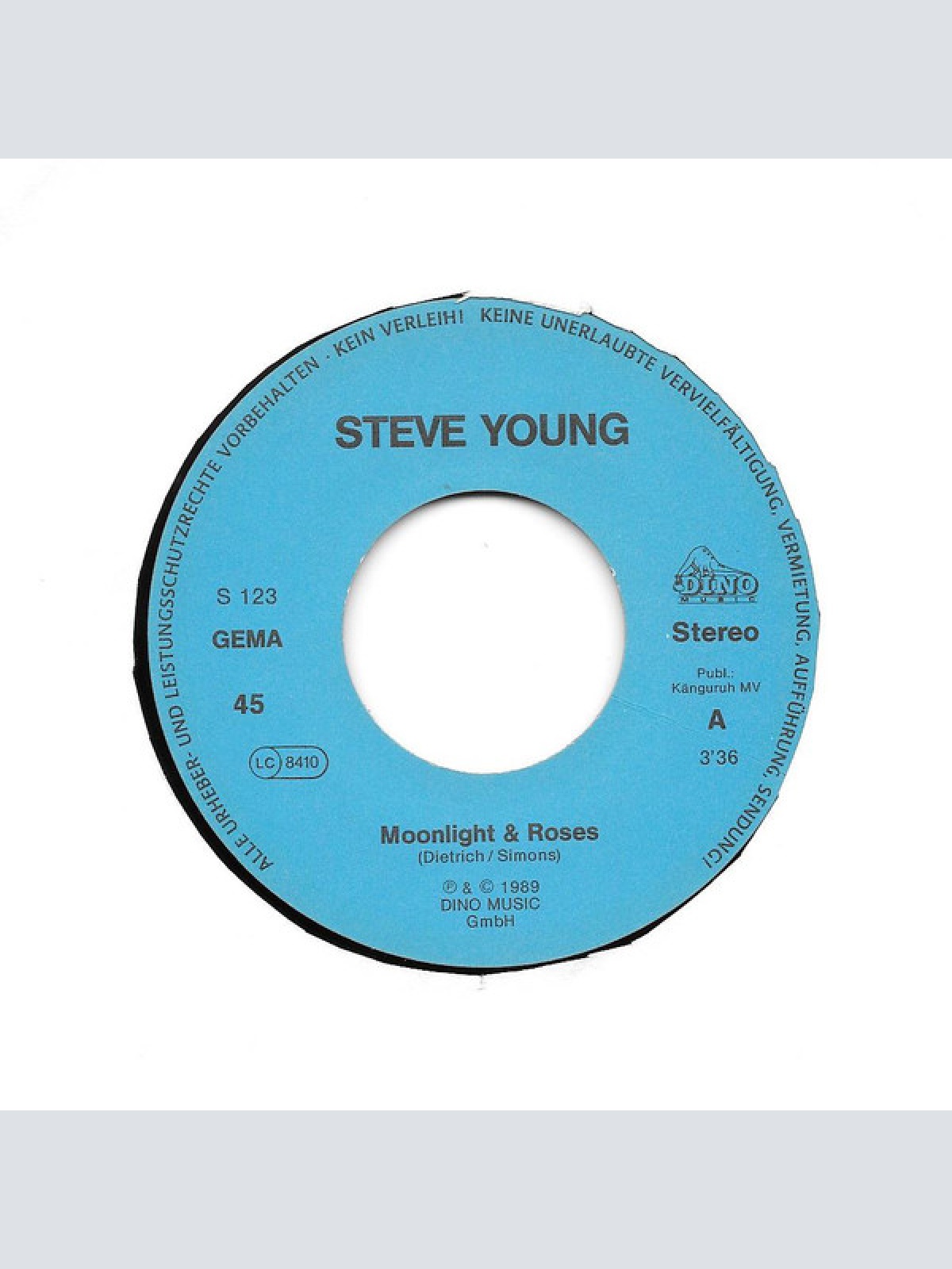Vinyl / Steve Young (13) - Moonlight & Roses