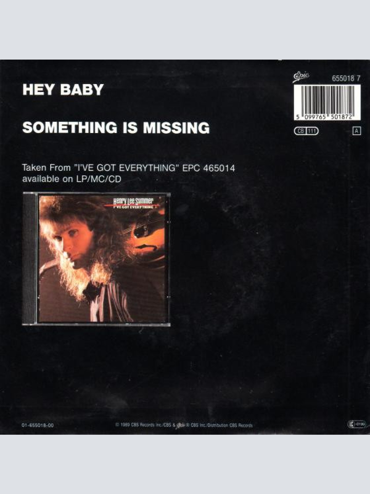 Vinyl / Henry Lee Summer - Hey Baby