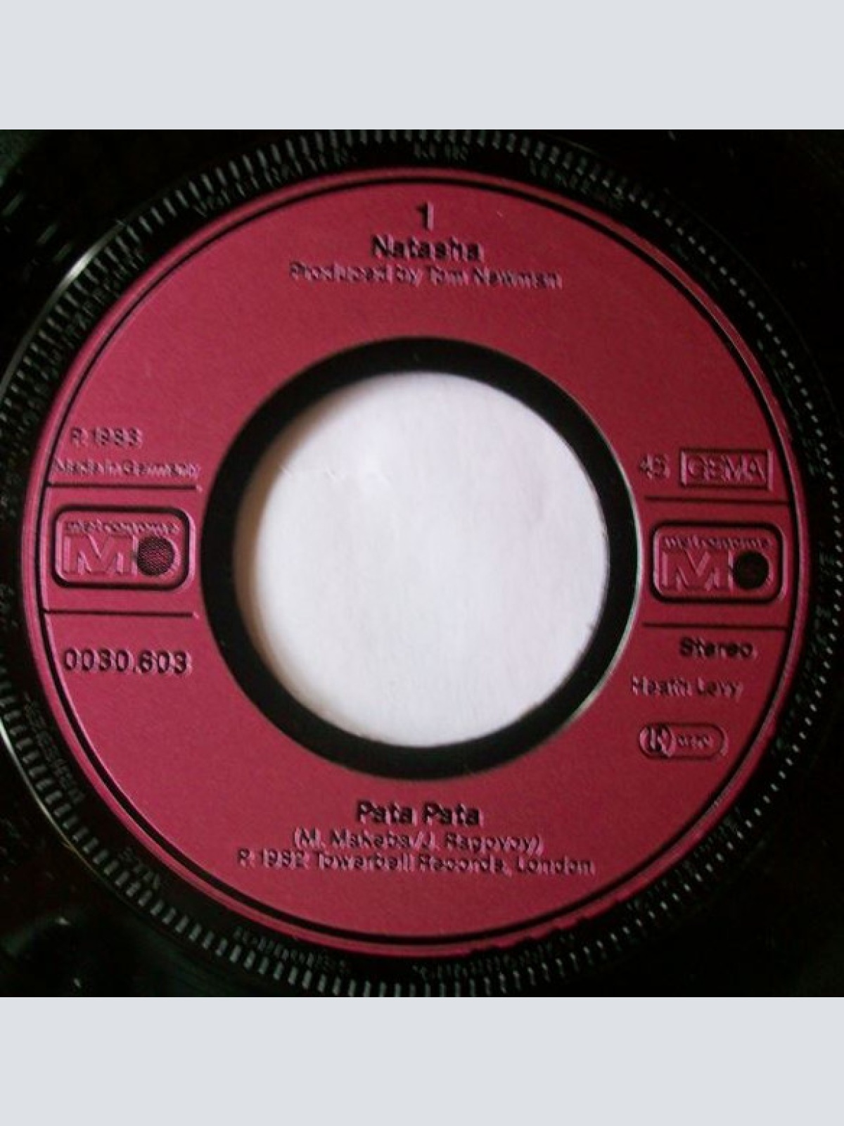 Vinyl / Natasha* - Pata Pata