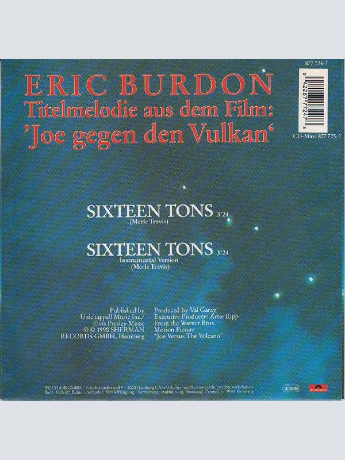 Vinyl / Eric Burdon - Sixteen Tons