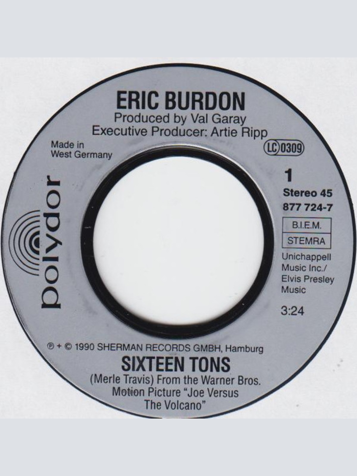 Vinyl / Eric Burdon - Sixteen Tons