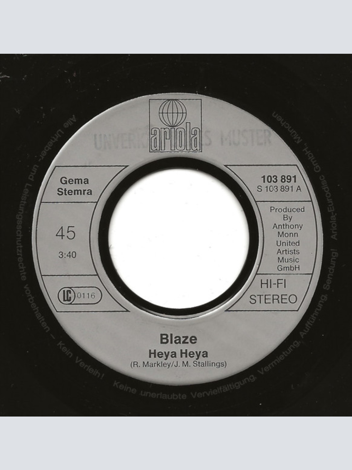 Vinyl / Blaze (4) - Heya Heya