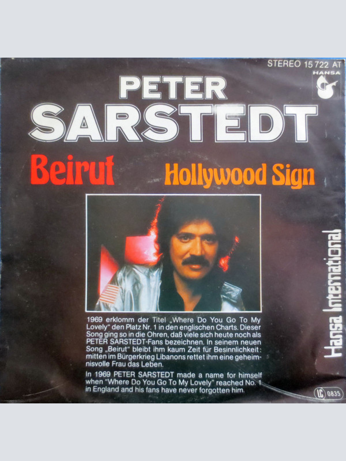 Vinyl / Peter Sarstedt - Beirut