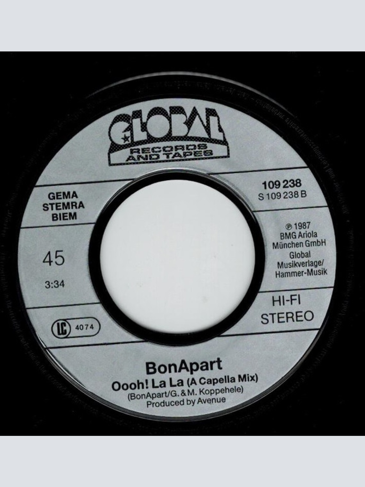 Vinyl / BonApart (2) - Oooh! La La