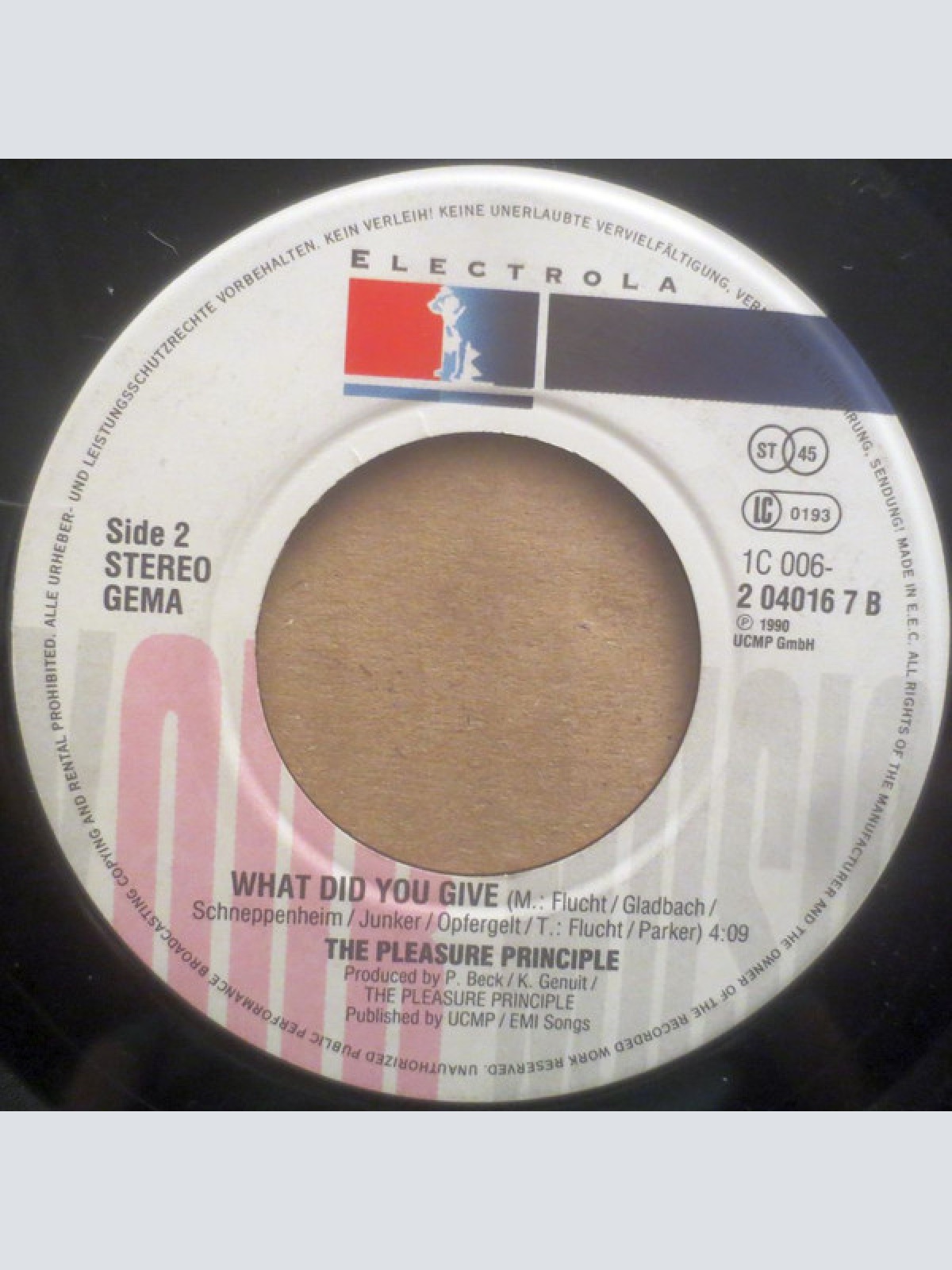 Vinyl / The Pleasure Principle - Shake Your Body