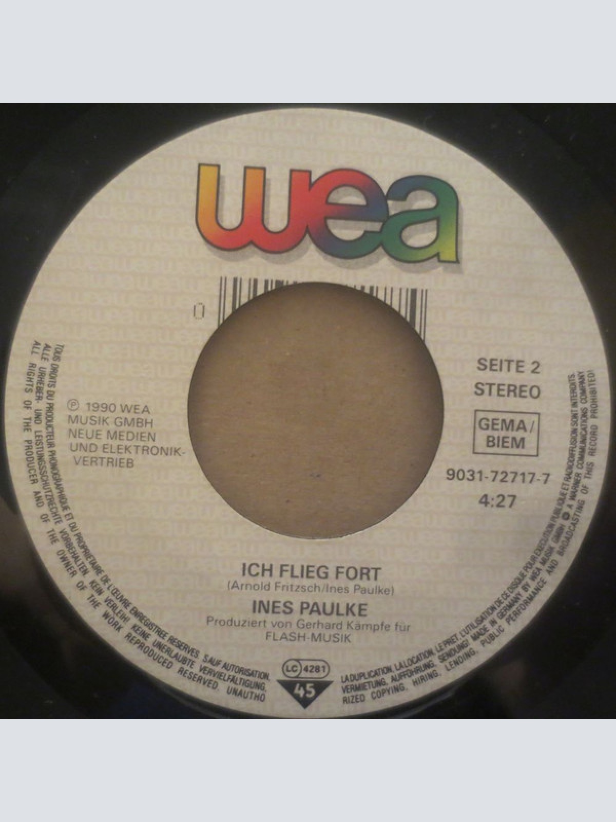 Vinyl / Ines Paulke - Ich Wollt' Es Wäre Nacht