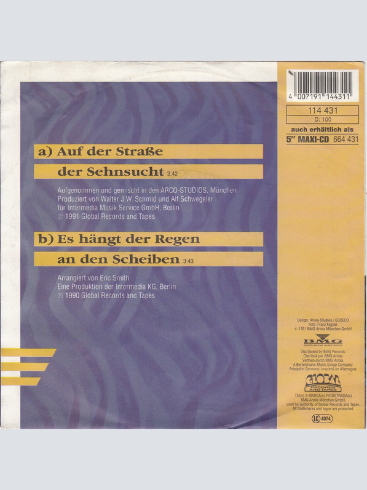 Vinyl / Danny Davis (6) - Auf Der Straße Der Sehnsucht