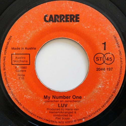 Vinyl / Luv* - My Number One / The Show Must Go On