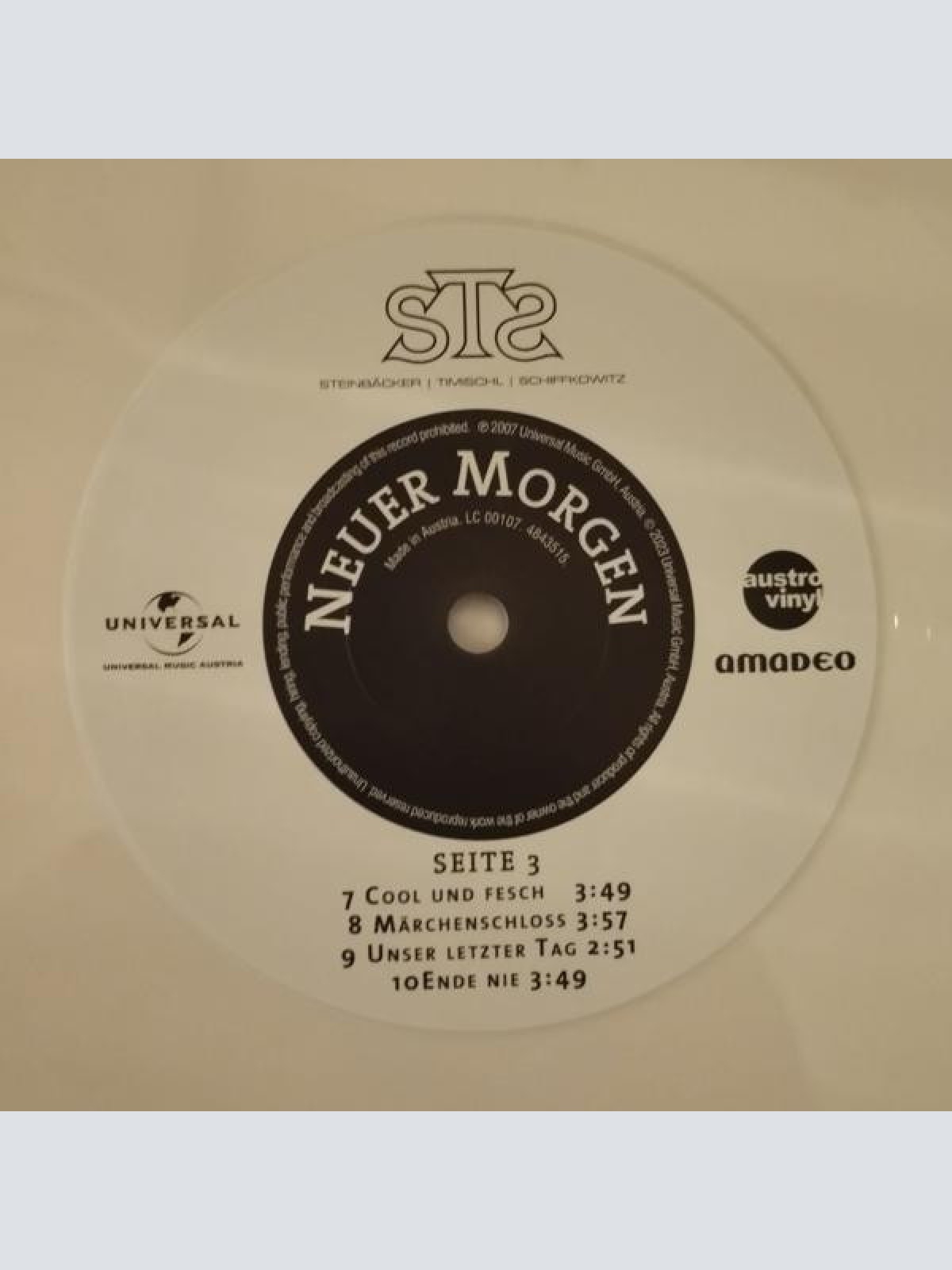 Vinyl / STS (3) - Neuer Morgen