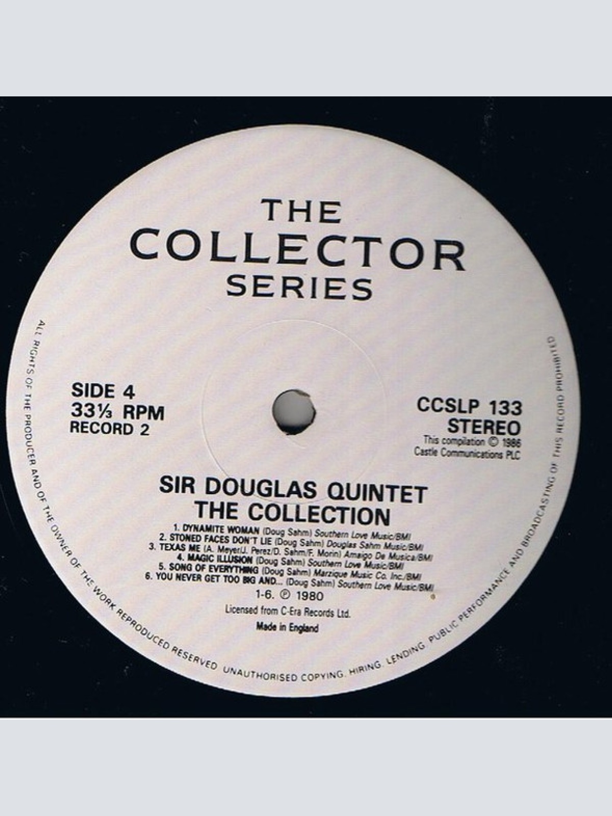 Vinyl / Sir Douglas Quintet - The Collection