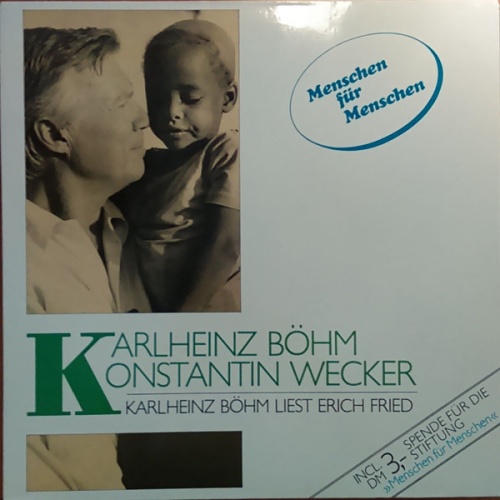 Vinyl / Karlheinz Böhm, Konstantin Wecker - Karlheinz Böhm Liest Erich Fried Begleitet Von Konstantin Wecker