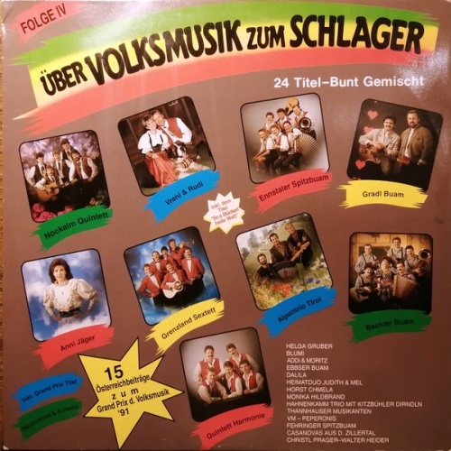 Vinyl / Various - Über Volksmusik Zum Schlager  Folge IV