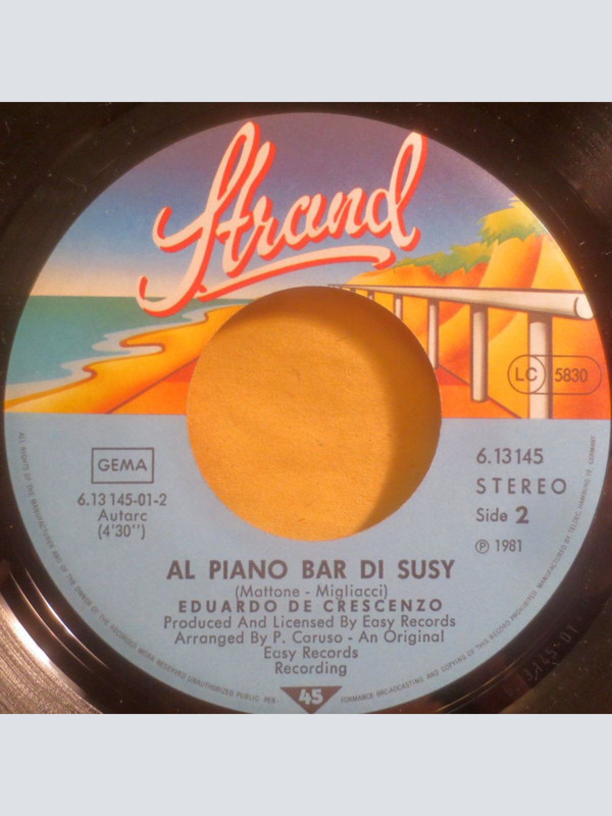 Vinyl / Eduardo De Crescenzo - Ancora