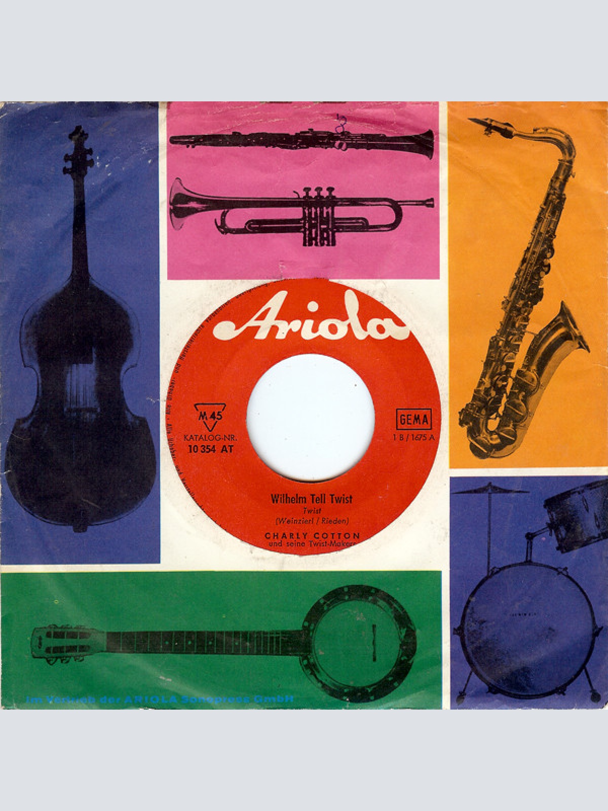 Vinyl / Charly Cotton Und Seine Twist-Makers - Wilhelm Tell Twist / Hully Gully Holiday