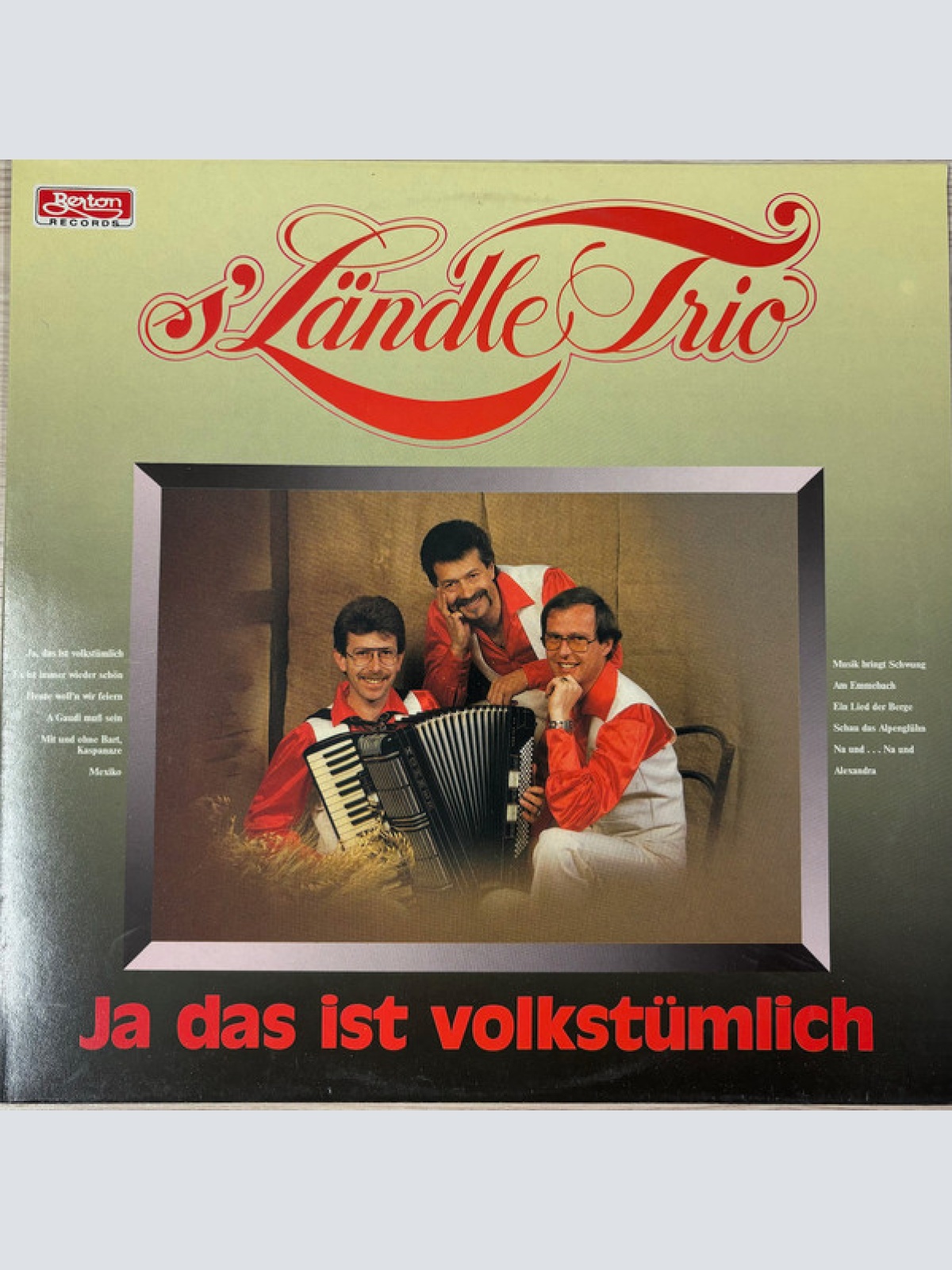 Vinyl / S'Ländle-Trio - Ja Das Ist Volkstümlich