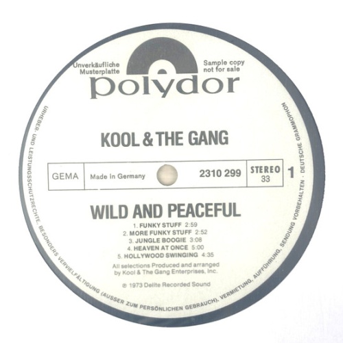Vinyl / Kool & The Gang - Wild And Peaceful