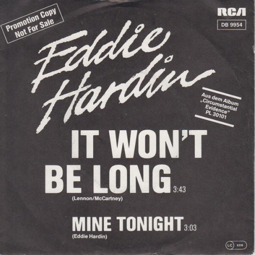 Vinyl / Eddie Hardin - It Won't Be Long