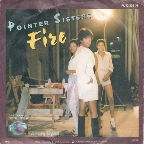 Vinyl / Pointer Sisters - Angry Eyes / Fire