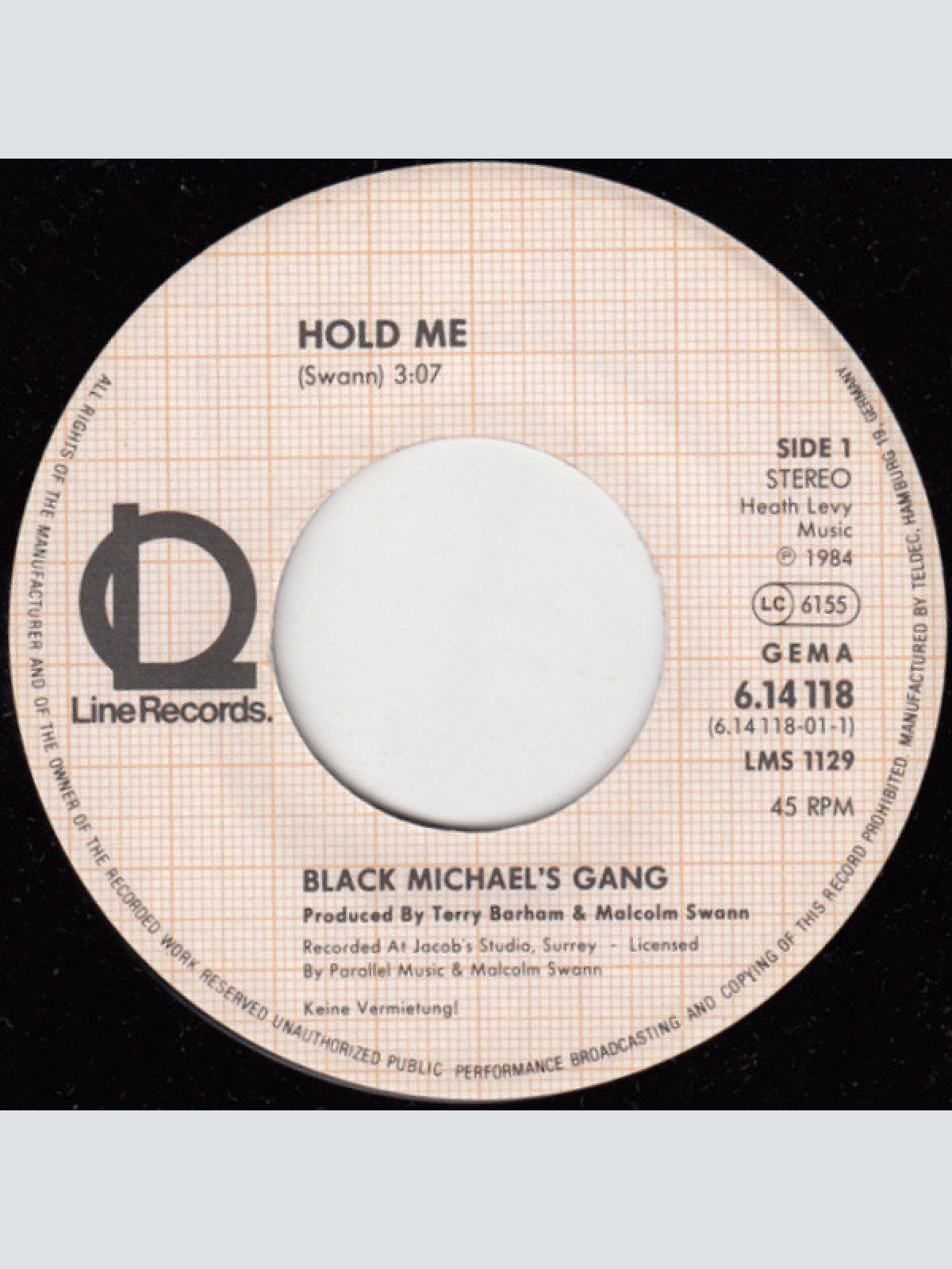 Vinyl / Black Michael's Gang - Hold Me
