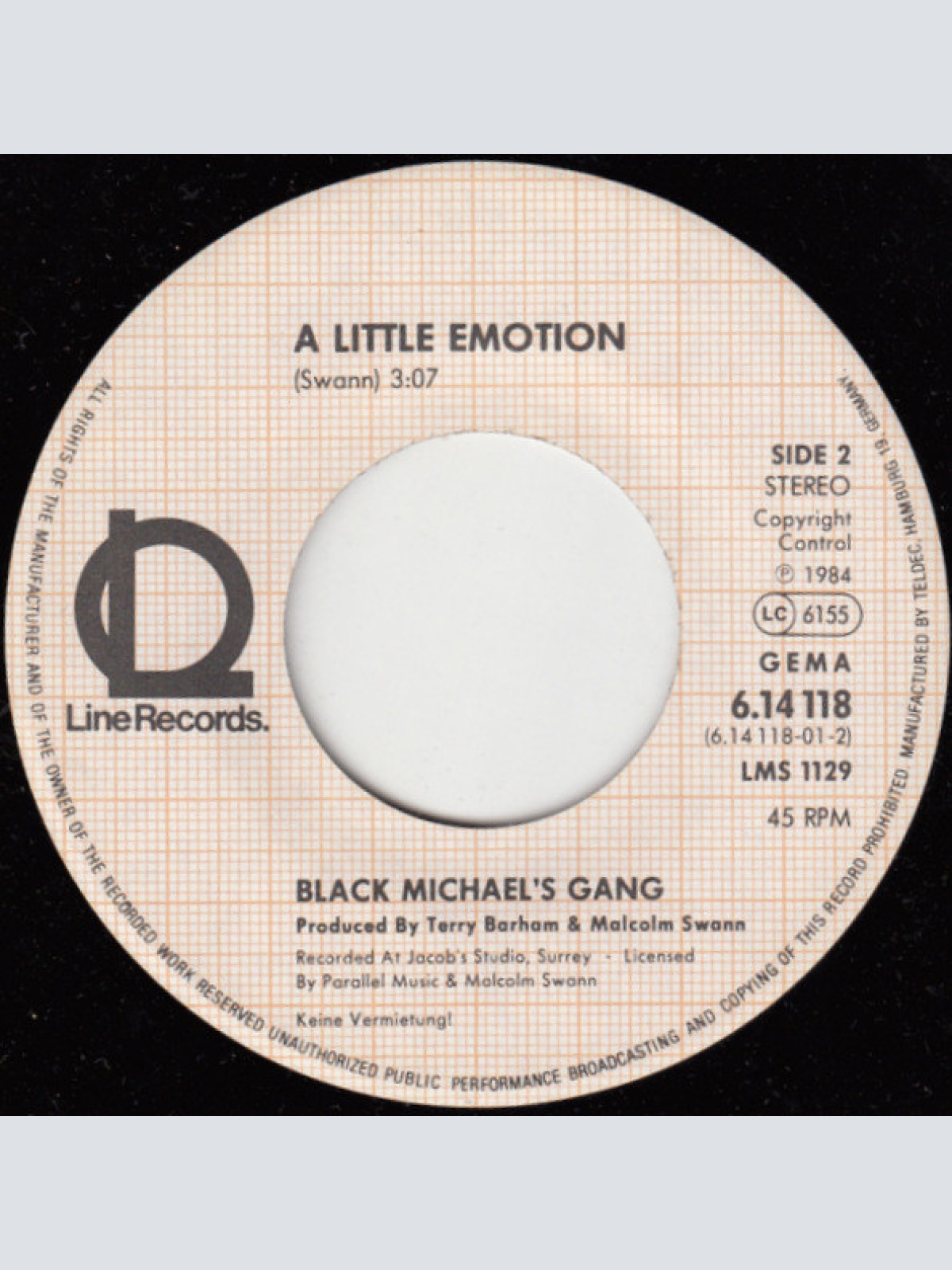 Vinyl / Black Michael's Gang - Hold Me