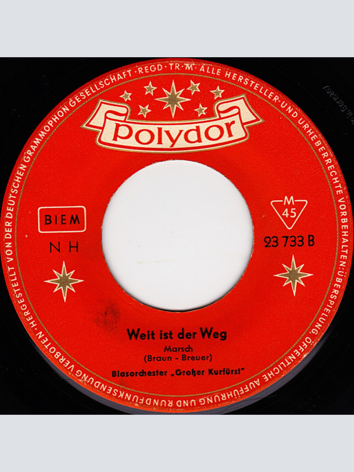 Vinyl / Blasorchester "Großer Kurfürst" - River Kwai Marsch