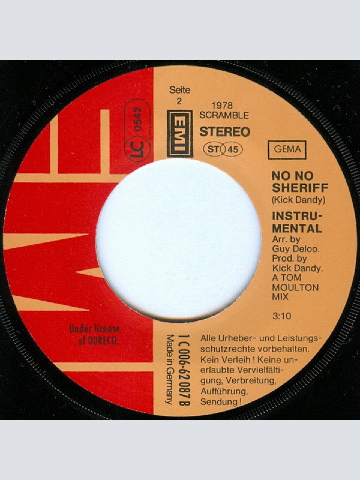 Vinyl / Emly Star* - No No Sheriff