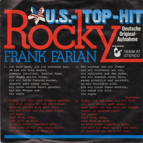 Vinyl / Frank Farian - Rocky