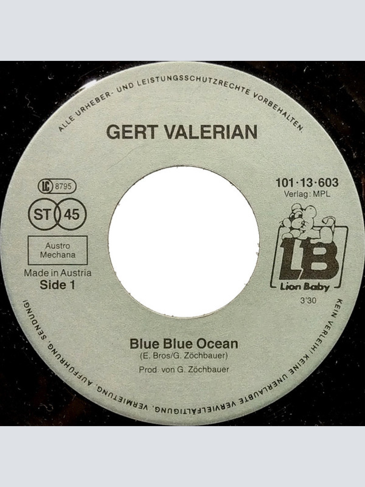Vinyl / Gert Valerian - Blue Blue Ocean